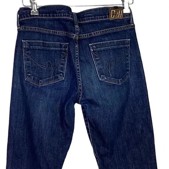 Citizens of Humanity Elson Womens 29 8 Medium Rise Straight Jeans Blue Stretch - Picture 6 of 12